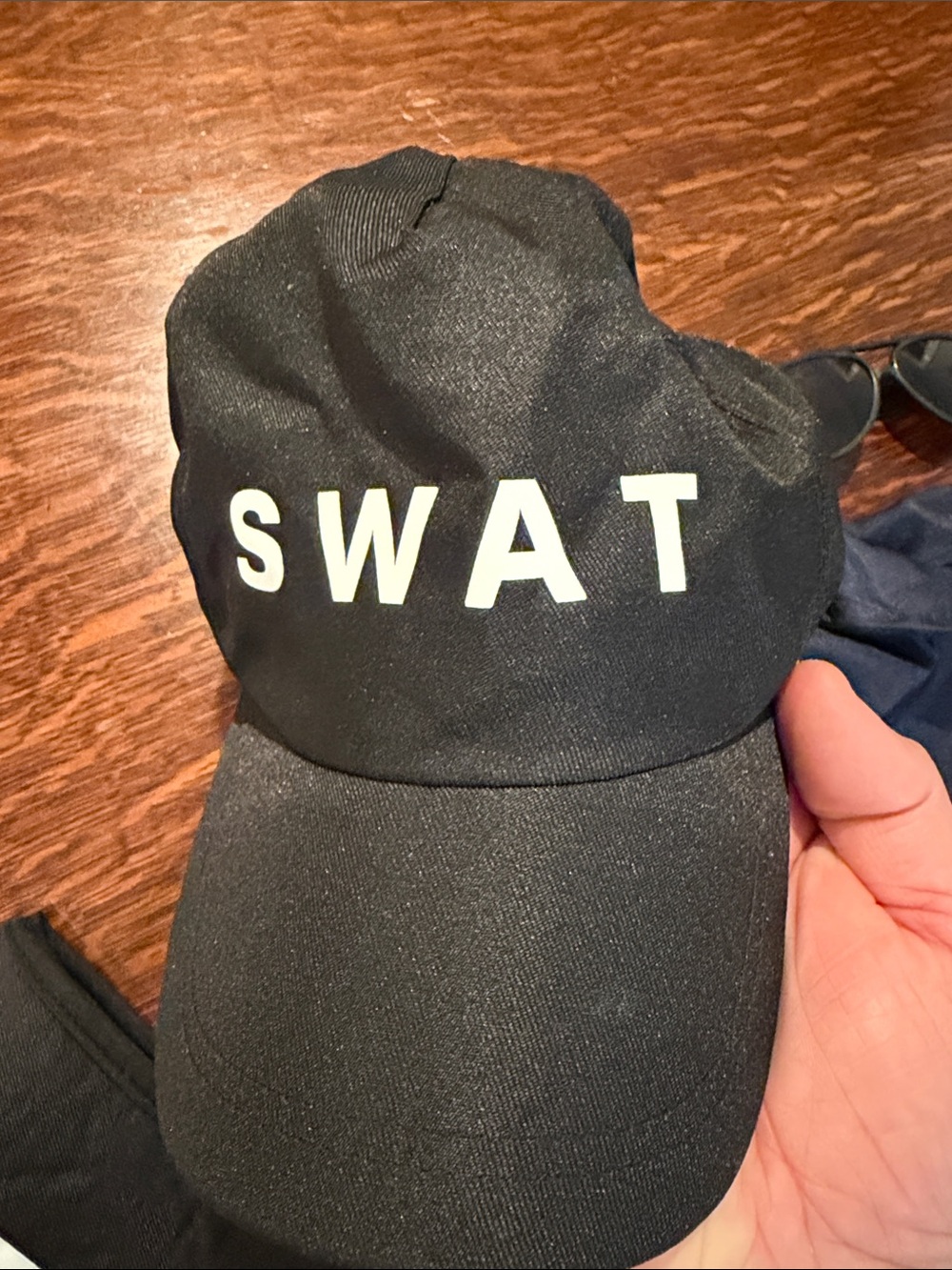 SWAT Police Navy Blue Kids Officer Role Play Costume with Tactical Vest new - Picture 7 of 12